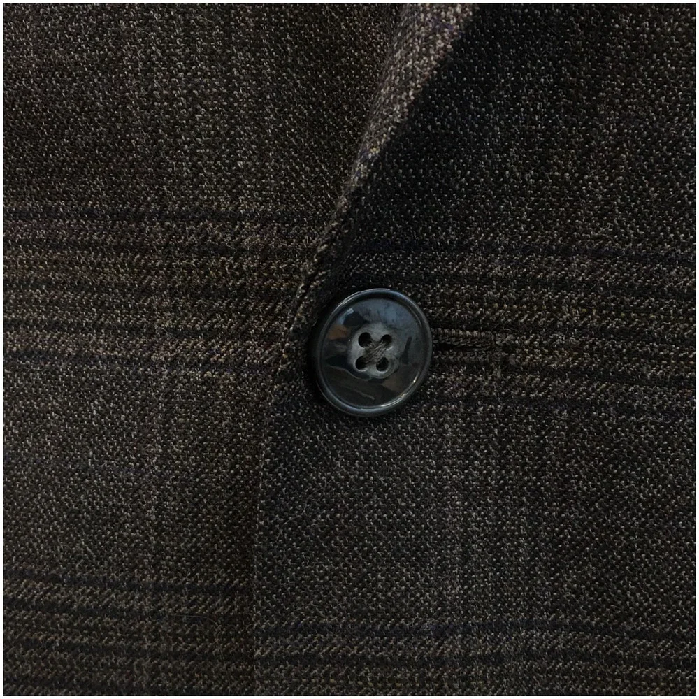 CALVIN KLEIN Mens Blazer Sport Coat Casual Jacket Size‎ 42L Two Button Wool Suit